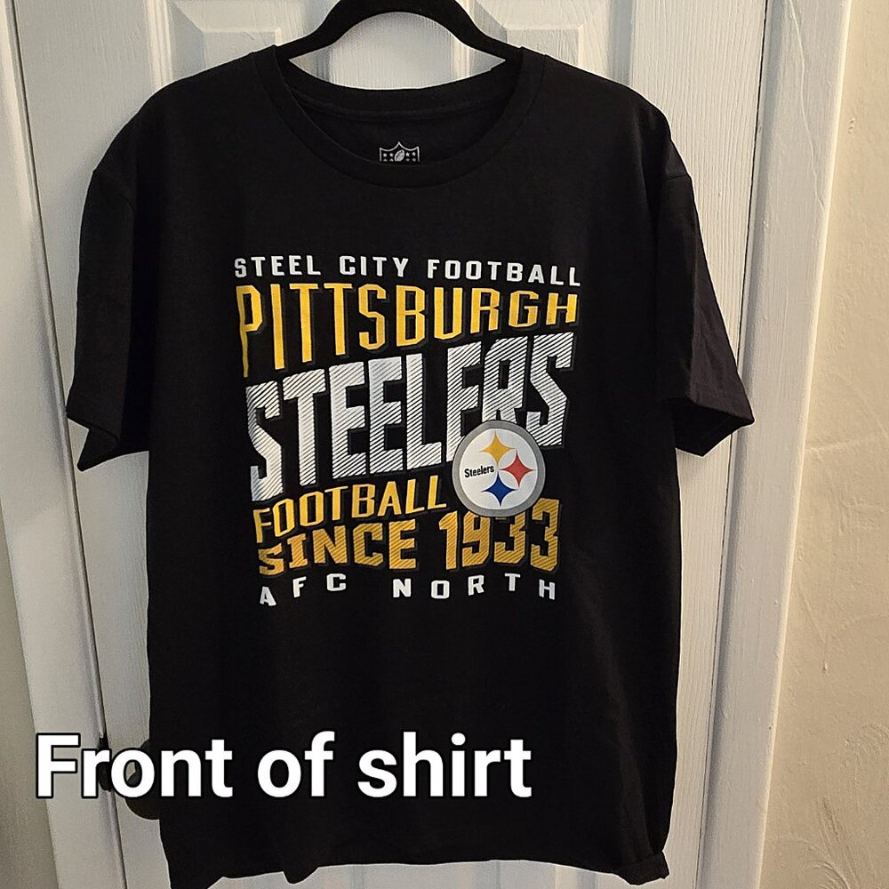 Steelers NFL Apparel Short Sleeve Large Tee Shirt
